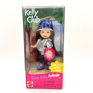 NIB/NRFP (Barbie) Kelly Club: Biker Baby Belinda doll (1999)
